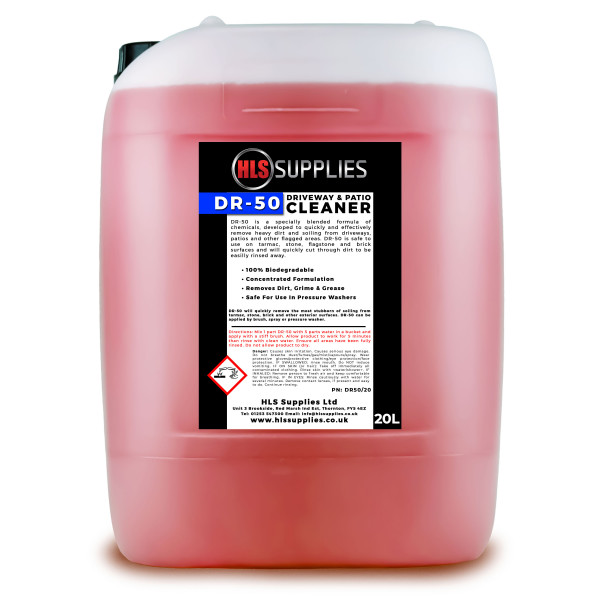 HLS DR50 Driveway & Patio Cleaner 20L HLS Supplies Ltd